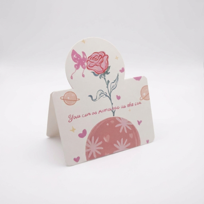 Set 8 felicitări cu tematică florală + 8 plicuri + 8 stickere [2]