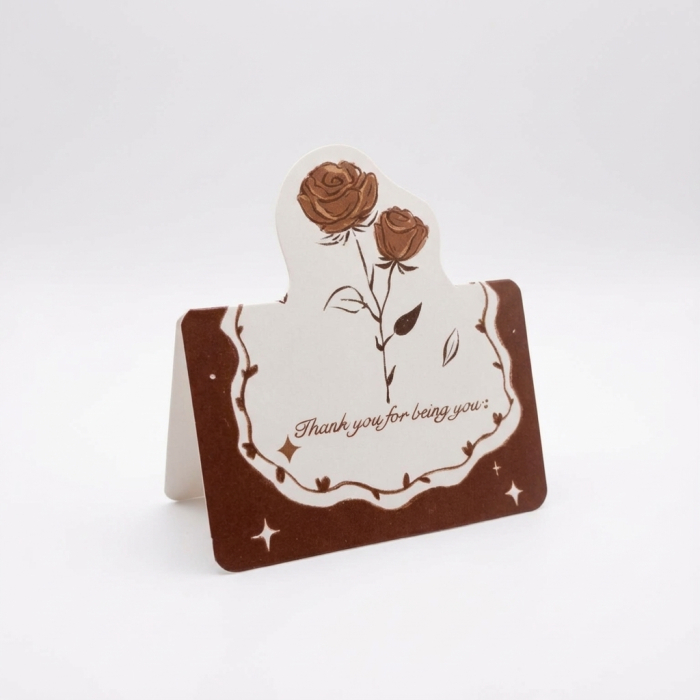 Set 8 felicitări cu tematică florală + 8 plicuri + 8 stickere [4]