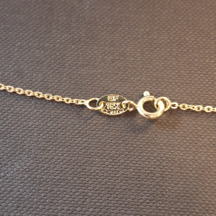 Set bijuterii placate cu aur - cristale zirconia bleu [7]