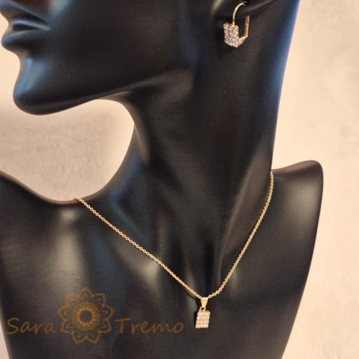 Set bijuterii placate cu aur SaraTremo [5]