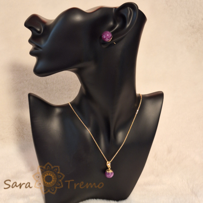 Set bijuterii placate cu aur Infinite - SaraTremo [5]