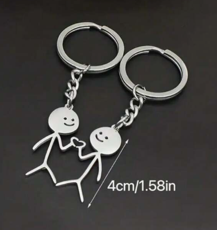 Set brelocuri cuplu – Design minimalist [2]