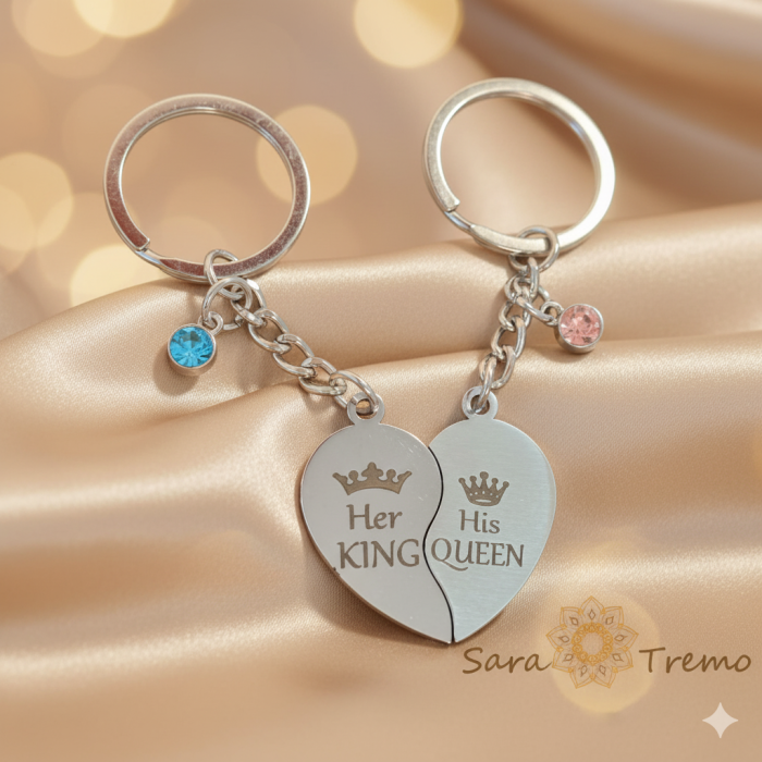 Set brelocuri „Her King & His Queen” – model nou [1]