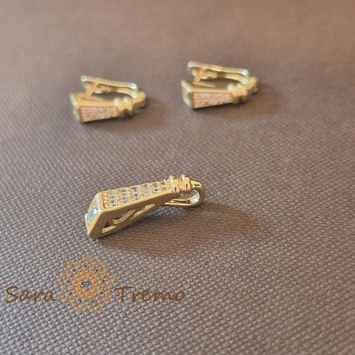 Set Sigiliul Puterii cu cristale zirconia - placat 14k [3]