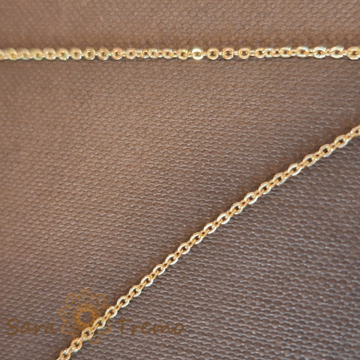 Set placat cu aur - 3 piese - model dantelat [6]