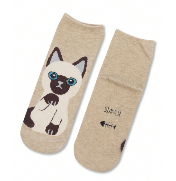 Set sosete marime 36-39 – Design pisica Siameza [2]
