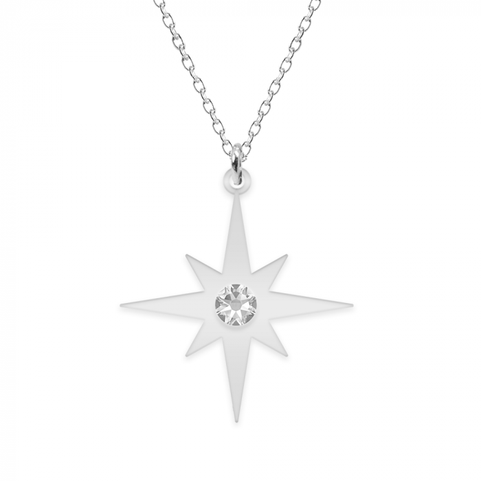Colier cu steluta personalizata - argint 925 [2]