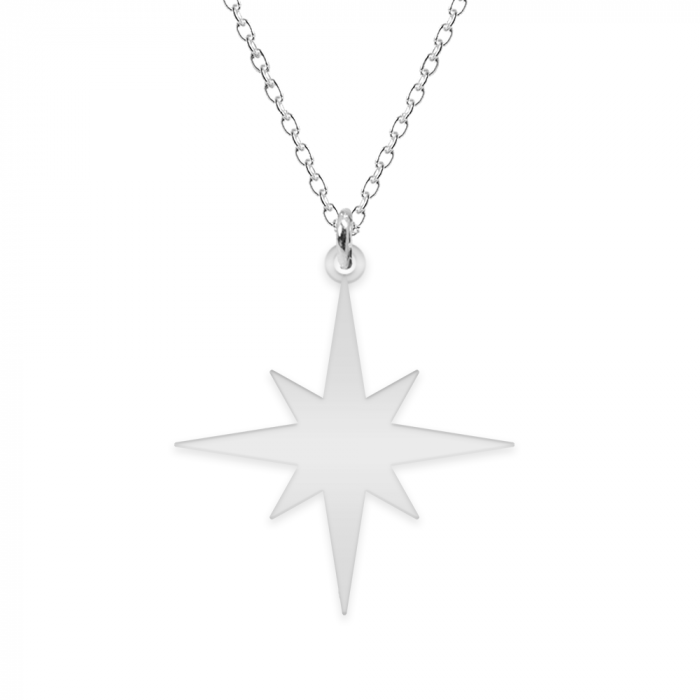 Colier cu steluta personalizata - argint 925 [3]