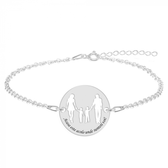 Together - Bratara personalizata din argint 925 -banut [2]