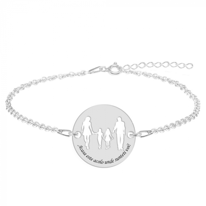 Together - Bratara personalizata din argint 925 -banut [3]