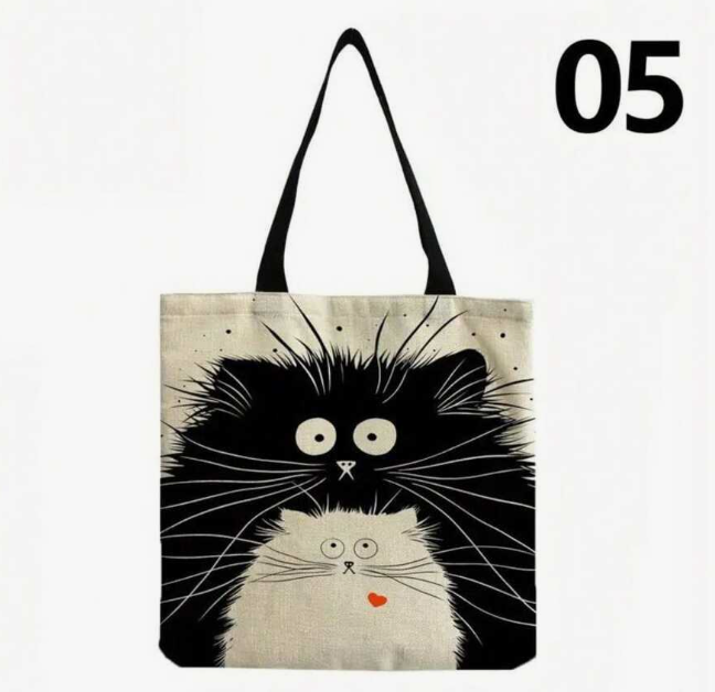 Tote bag cu model pisică 05 [1]