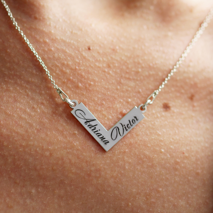 Colier personalizat cu nume din argint 925 [3]