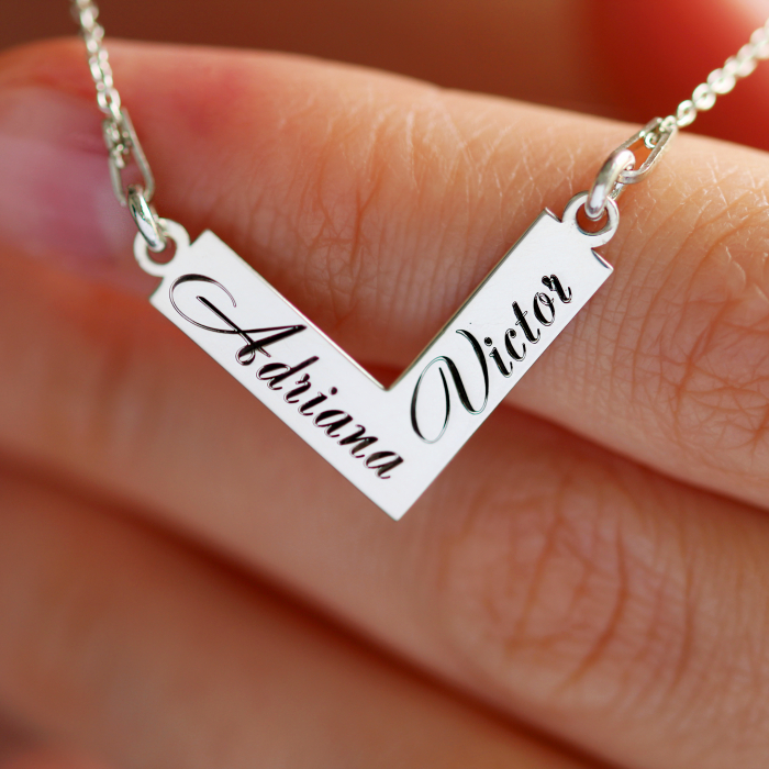 Colier personalizat cu nume din argint 925 [4]