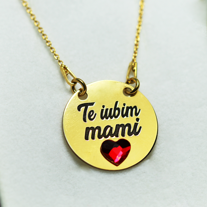 Zimea - Colier personalizat din argint si cristal - Banut [3]