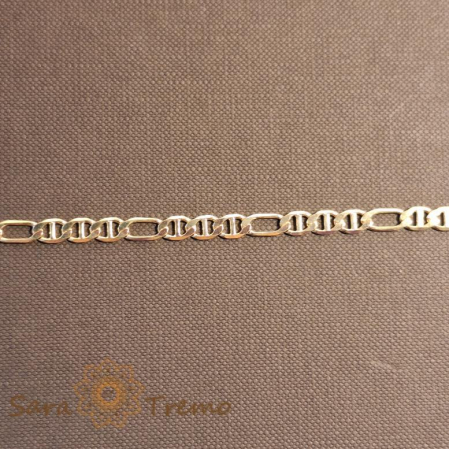 Brățară lată placată cu aur 18K, model 3 cu 1, 20 cm [1]