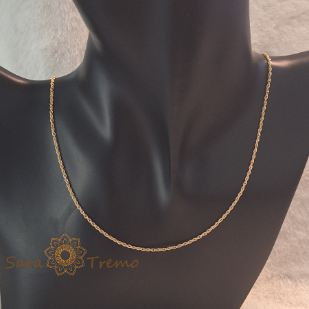 Lanț „Riviera” – eleganță clasică în aur 18K [6]