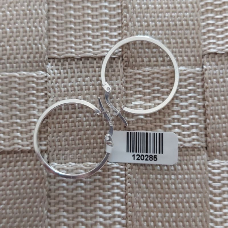 Cercei rotunzi din argint Denise - Bijuterii elegante [3]