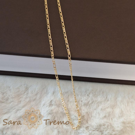 Lănțișor unisex placat cu aur 18K, model nou 3 cu 1 cu 1 cu 1, 50 cm [5]