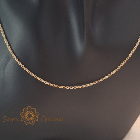 Lanț „Riviera” – eleganță clasică în aur 18K [7]