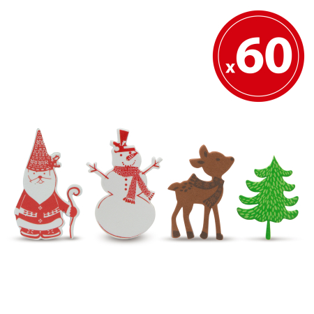 Pentru casa - Autocolante din spumă de Crăciun