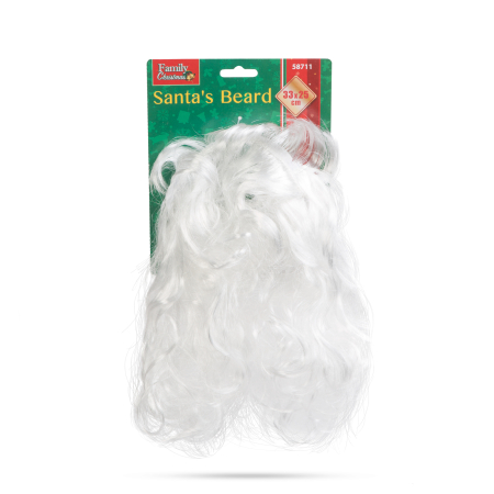 Barba lui Moș Crăciun - 33 x 25 cm - albă [1]