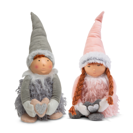 Casa si Gradina - Bebeluş de Crăciun - băiat/fată - 38 cm - 2 tipuri