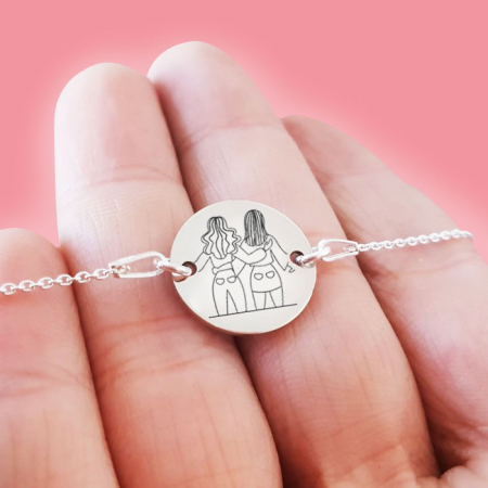 BFF - Bratara personalizata pentru cei mai buni prieteni din argint 925 [1]