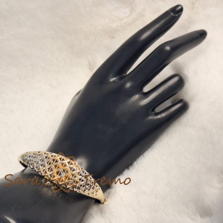 Bratara aur 14K placat – Geometria Regala [4]