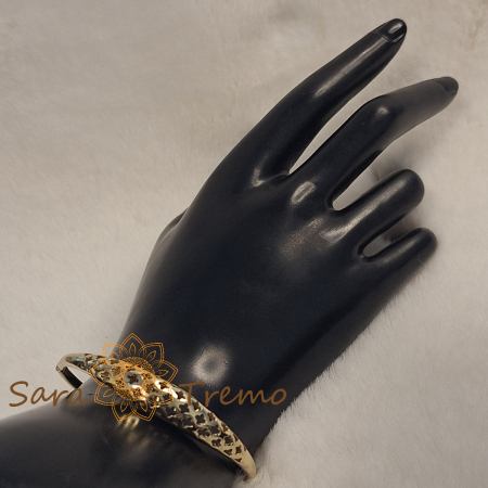 Bratara aur 14K placat – Dantela Regala [4]