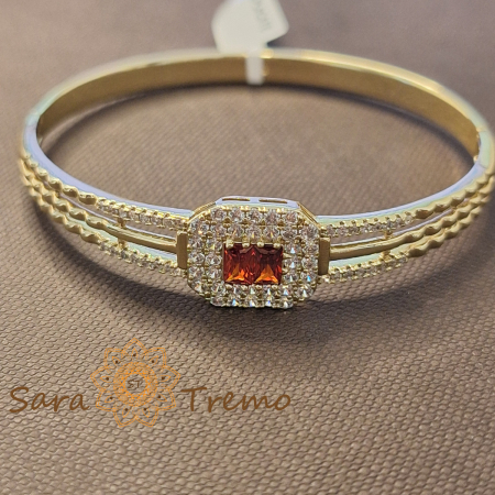 Bratara aur 14K placat – Focul Regal [1]