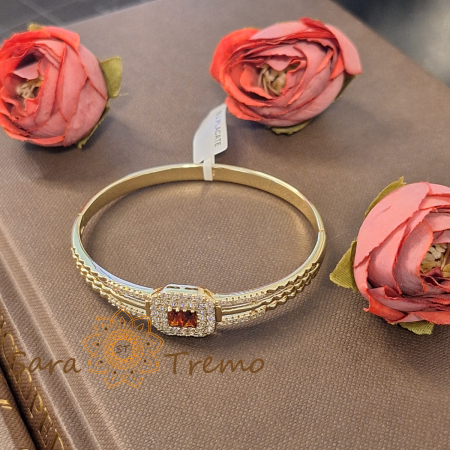 Bratara aur 14K placat – Focul Regal [2]