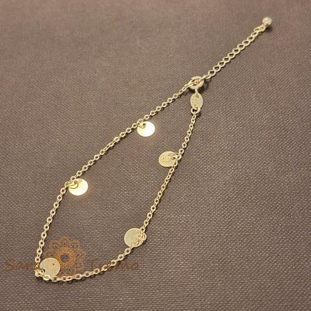 Bratari - Bratara Fortuna – 19 cm placata aur 18K Brazilia cu stanta