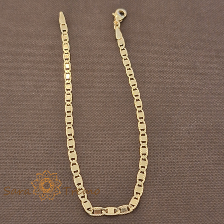 Bratari - Bratara Titan – 20 cm placata aur 18K Brazilia cu stanta