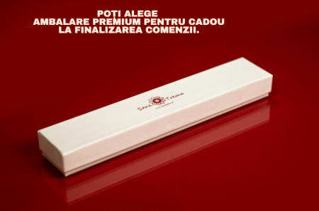 Bratara cu bilute 19 cm placata cu aur Poetry SaraTremo [9]