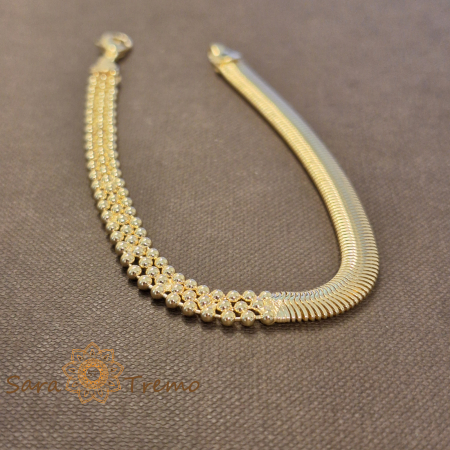 Bratara Selene – placata aur 18K, 20 cm, Brazilia [1]