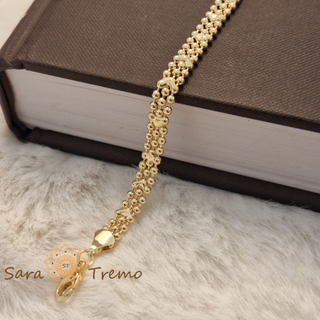 Bratara Selene – placata aur 18K, 20 cm, Brazilia [5]