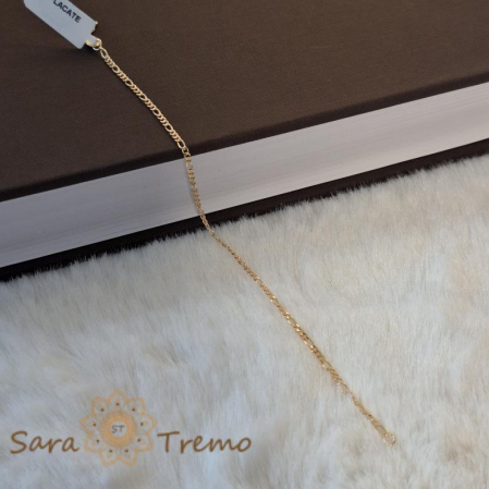 Brățară fină placată cu aur 18K, 18 cm