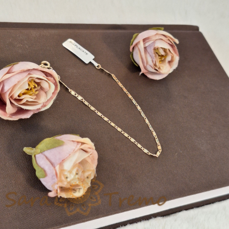 Bratara fina placata cu aur Jubileum - 18 cm [2]