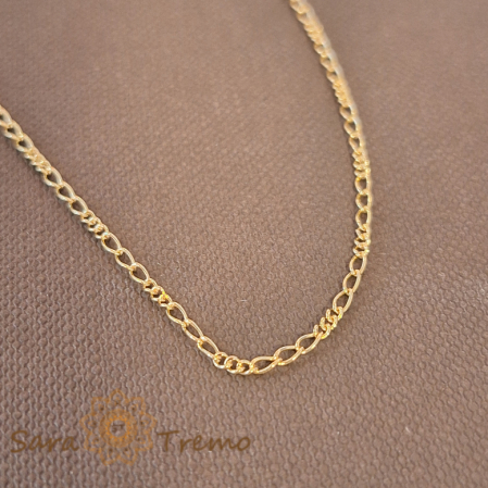 Bratara fina 18 cm placata cu aur Like SaraTremo [1]