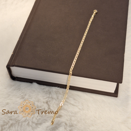 Bratara Milano – placata aur 18K, 20 cm, Brazilia [1]