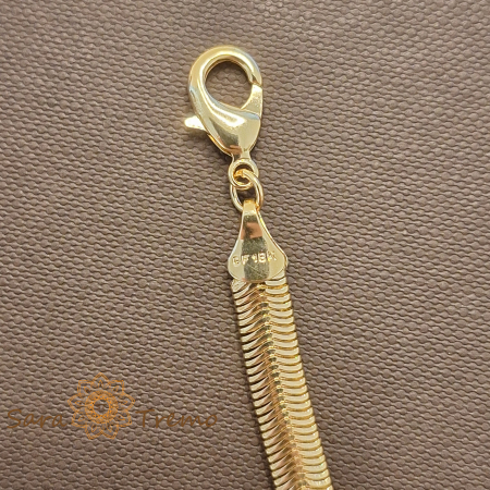 Bratara Leonidas – placata aur 18K, 20 cm [2]