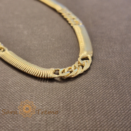 Bratara Leonidas – placata aur 18K, 20 cm [1]