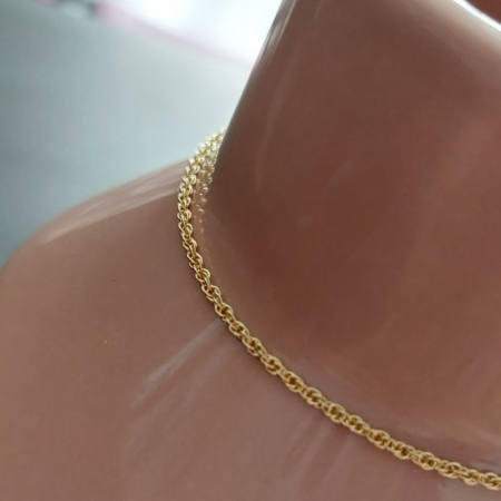 Bratara impletita placata cu aur model clasic Guadalajara - 19 cm [2]