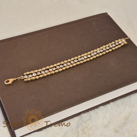 Bratara placata cu aur SaraTremo [4]