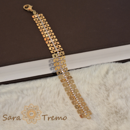 Bratara placata cu aur SaraTremo [3]