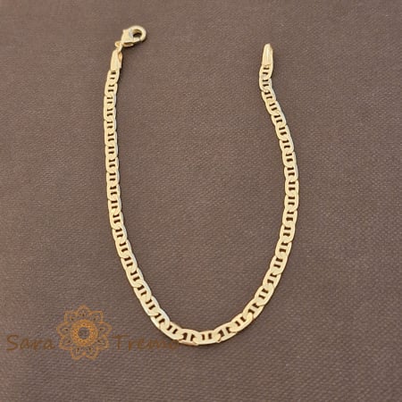 Bratari - Bratara Victorio – 19 cm unisex placata aur 18K Brazilia cu stanta