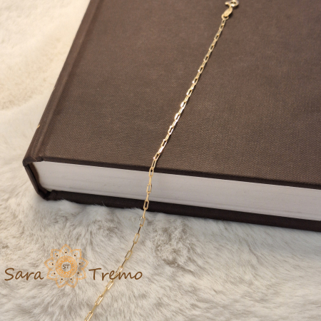 Bratara Elara – placata aur 18K, 25 cm, reglabila, Brazilia [3]