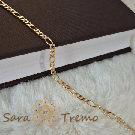 Bratara masiva placata cu aur Boris - 21 cm [4]