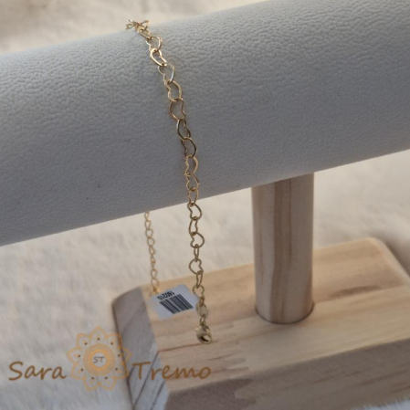 Brățară placată cu aur 18K pentru femei, 19-24 cm [4]