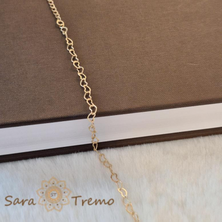 Brățară placată cu aur 18K pentru femei, 19-24 cm [3]